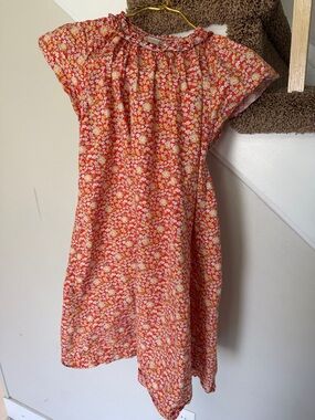 Bonpoint Goldina ruffled cotton dress
14YR